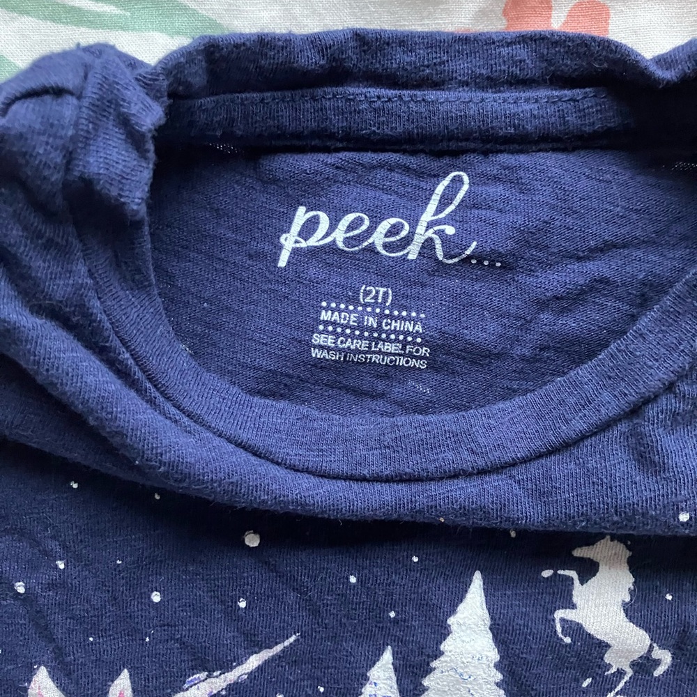 Peek from Nordstrom | Unicorn short sleeve t shirt | size 2 - Picture 4 of 4